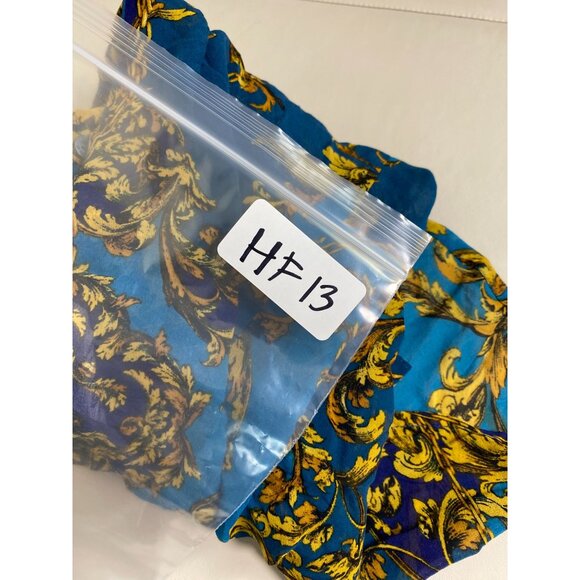 Bebe Mulberry Silk Womens Baroque Print Sheer Button Up Top size XS Long Sleeve - Picture 8 of 13